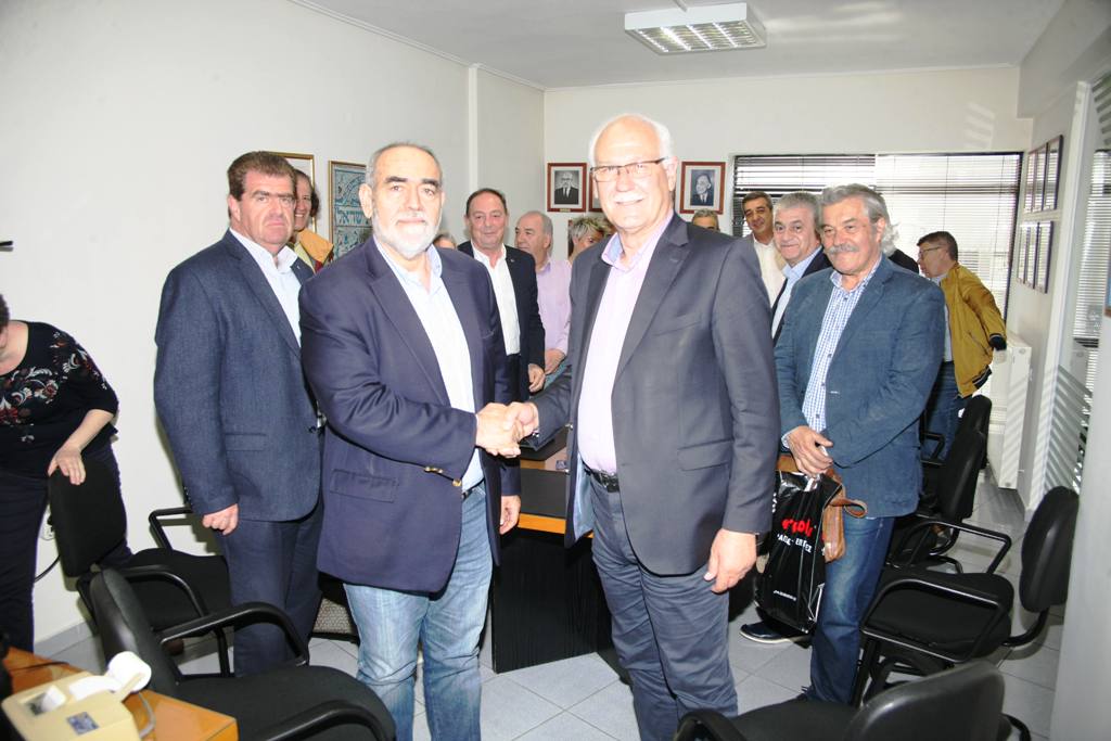 Στο Δικαστικό Μέγαρο και με την Ισραηλίτικη Κοινότητα ο Απόστολος Καλογιάννης